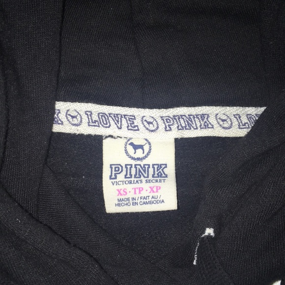 PINK VICTORIA SECRET HOODED SWEATSHIRT - Picture 3 of 6